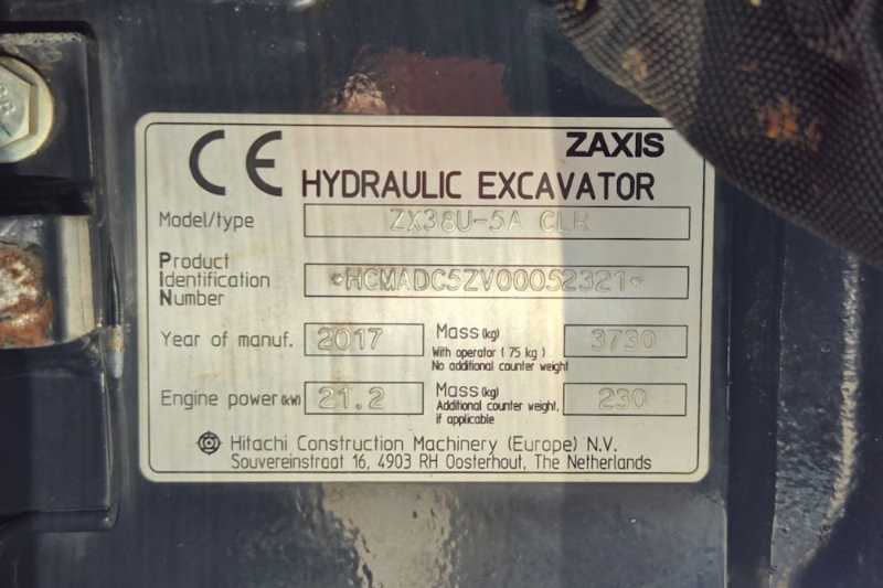 OmecoHub - Immagine HITACHI ZX38U-5A